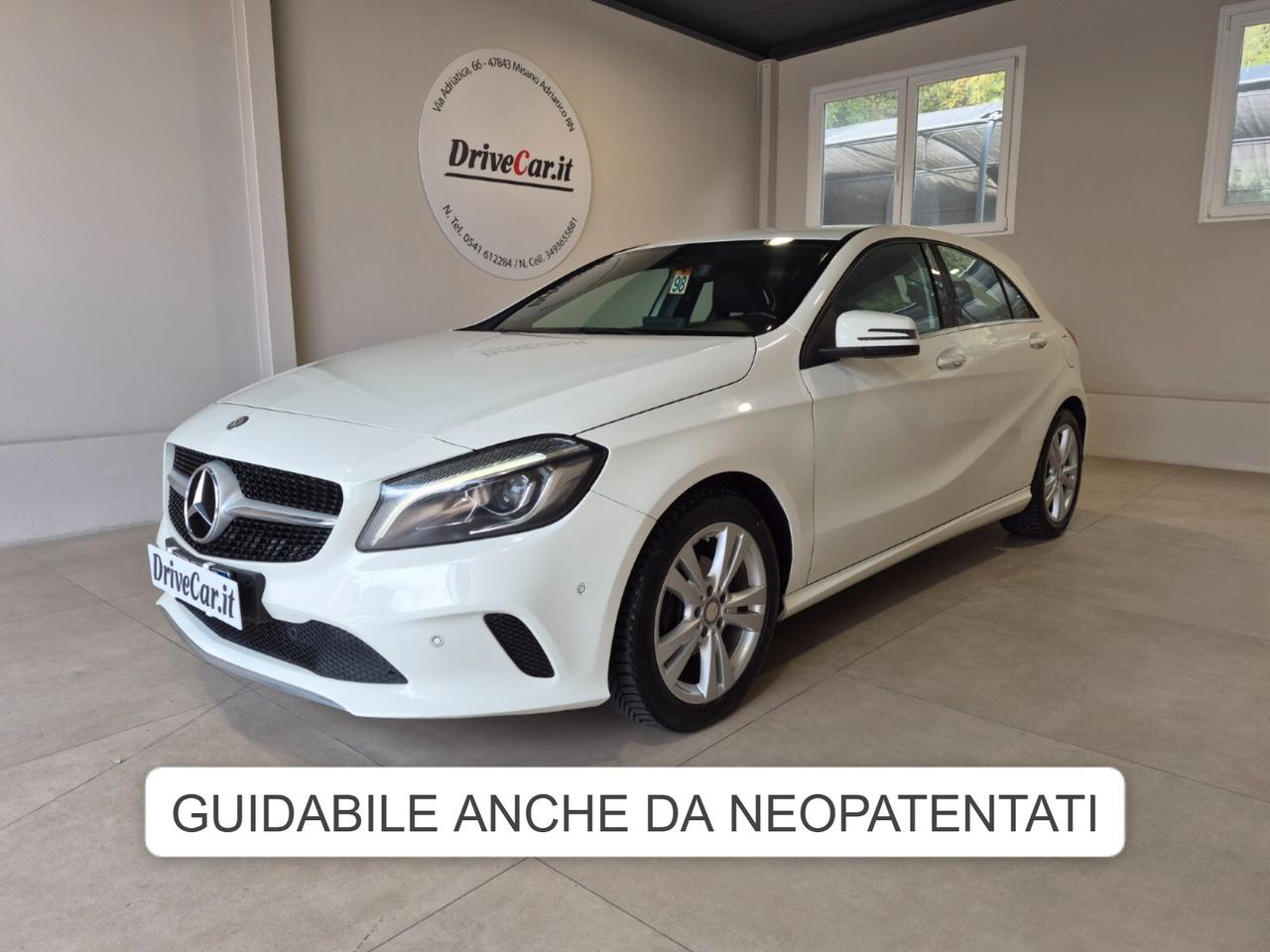 Mercedes-Benz A 180 CDI PELLE LED NAVI C.17 SEDILI RISCALDABILI KEYLESS CLIMA SENSORI ANT. E POST. BLUETOOTH SELETTORE MODALITA' GUIDA