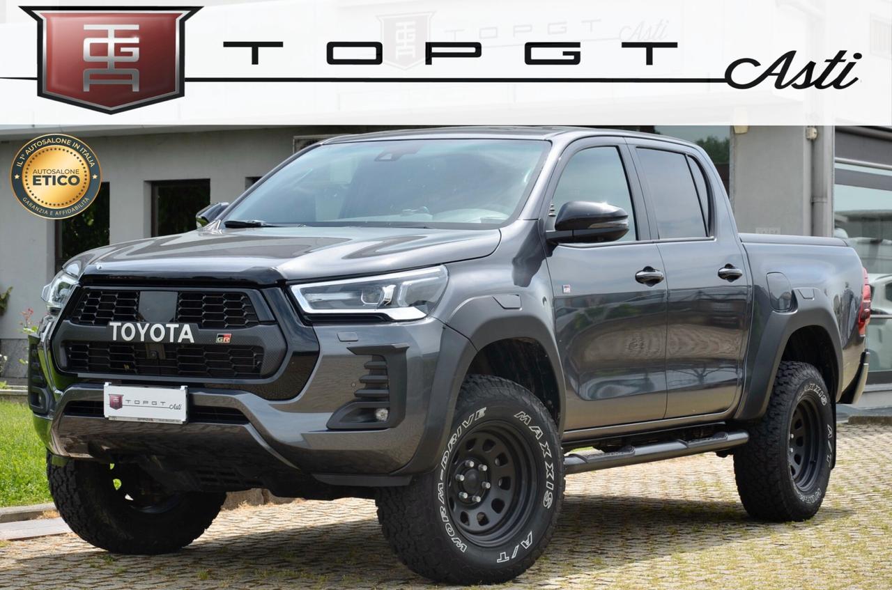 TOYOTA HILUX 2.8d DOUBLE CAB GR SPORT 4WD 204cv AUTO, PREZZO IVA ESCLUSA, UNICOPROP, GARANZIA UFF, SERVICE TOYOTA, HI-FI JBL, RETROCAMERA, PERMUTE