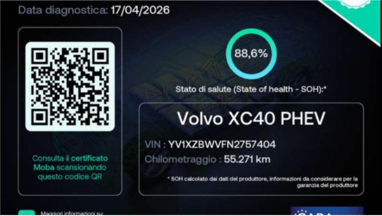 VOLVO Xc40 T4 Recharge Plug-In Hybrid Autom. Inscription Expr