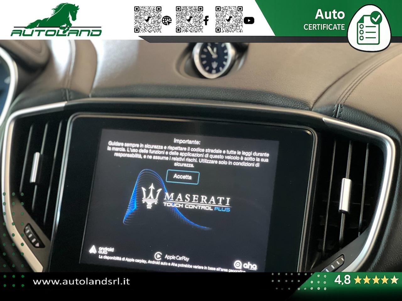 Maserati Ghibli 3.0 V6 ds Granlusso 275cv auto my19