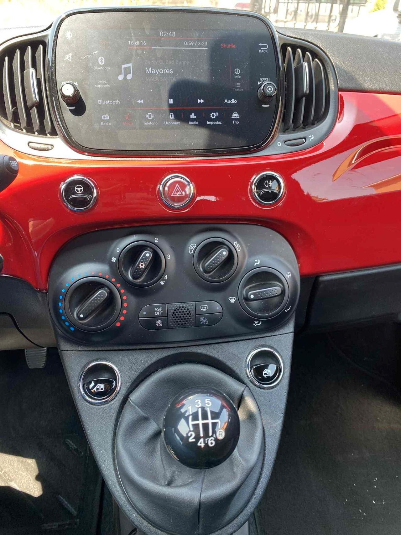 Fiat 500 1.0 Hybrid Red Lounge Ok Neop.