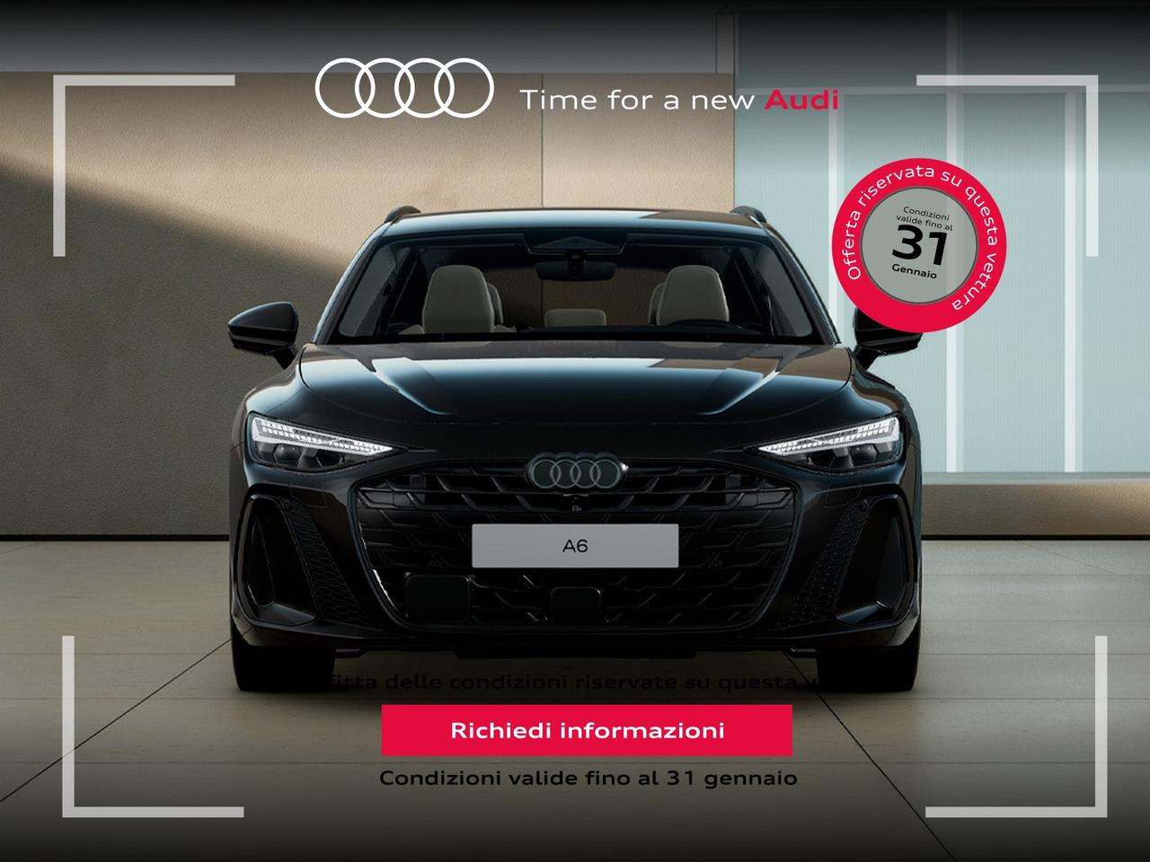 Audi A6 avant 2.0 tdi mhev + s line edition quattro 204cv s-tronic