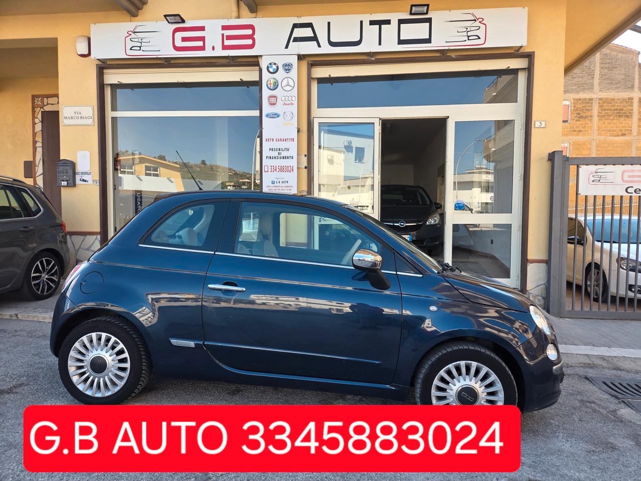FIAT 500 1.2 BENZINA 70 CV SOLI KM 68000 CERTIFICATI