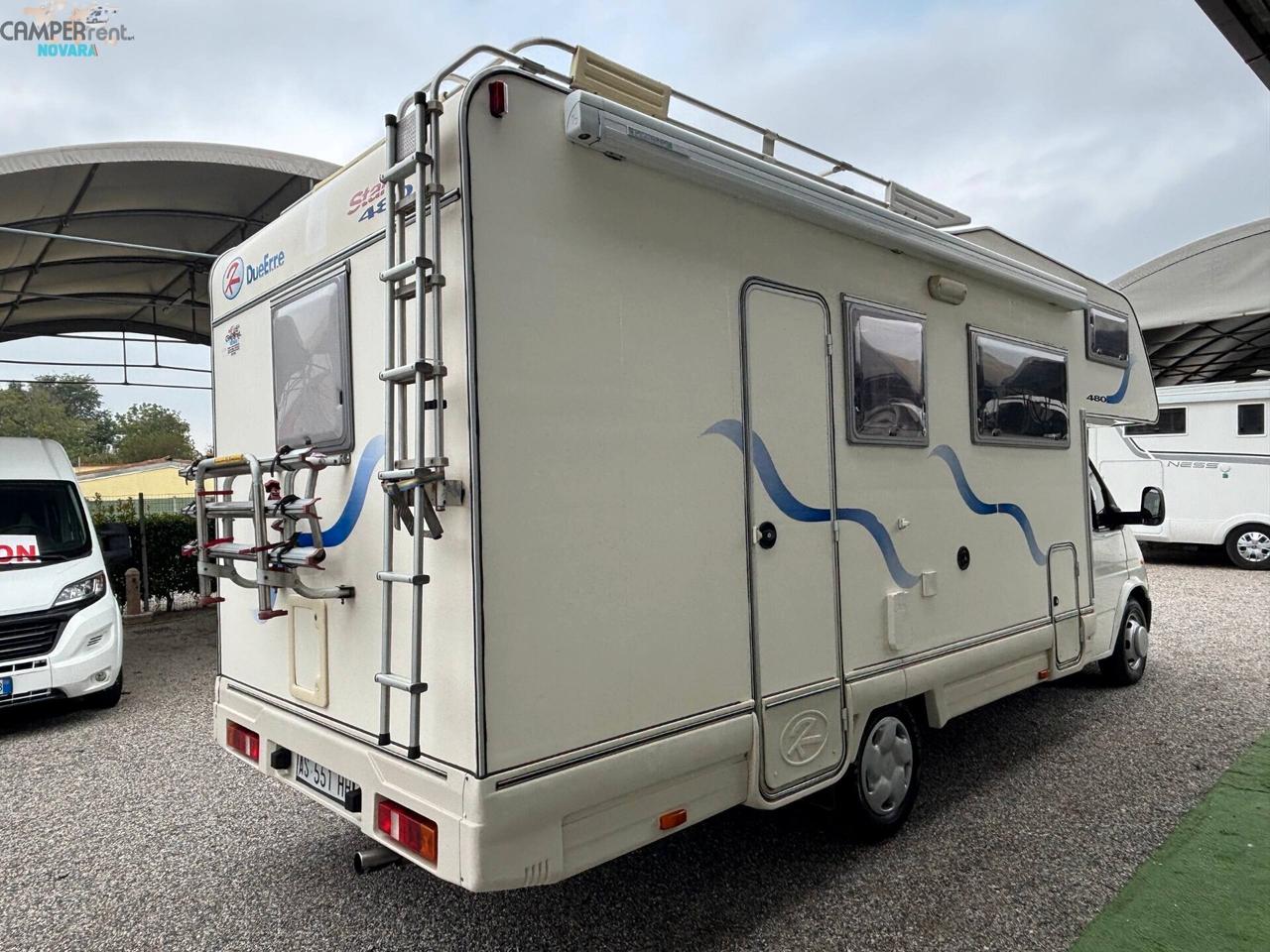 DUEERRE START 480- Mansardato con letti a castello longitudinali in coda