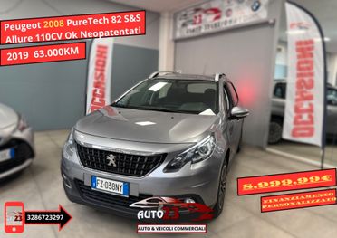 Peugeot 2008 PureTech 82 S&S Allure 110CV Ok Neopatentati