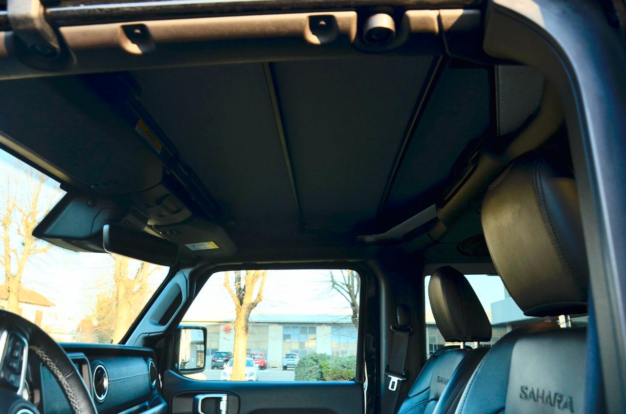 JEEP WRANGLER SAHARA 2.2 MJT 200cv AT8, UNICOPROPRIETARIO, SERVICE DIMOSTRABILI, UFF ITALIANA, SOFT TOP, PEDANE, HI-FI ALPINE, RETROCAMERA, PERMUTE