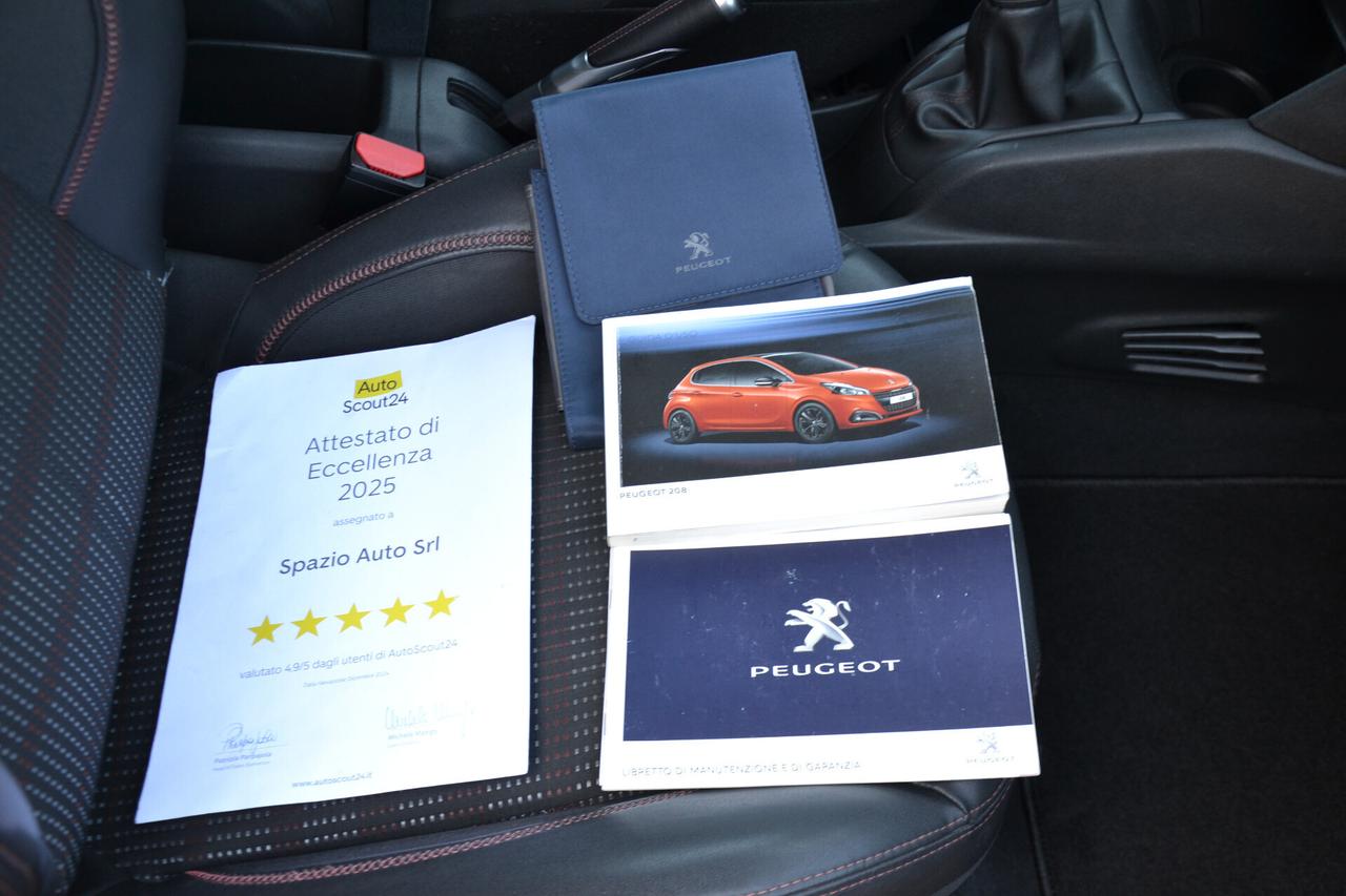 Peugeot 208 1.2 110CV GT-LINE **PREZZO REALE**GARANZIA 12 MESI