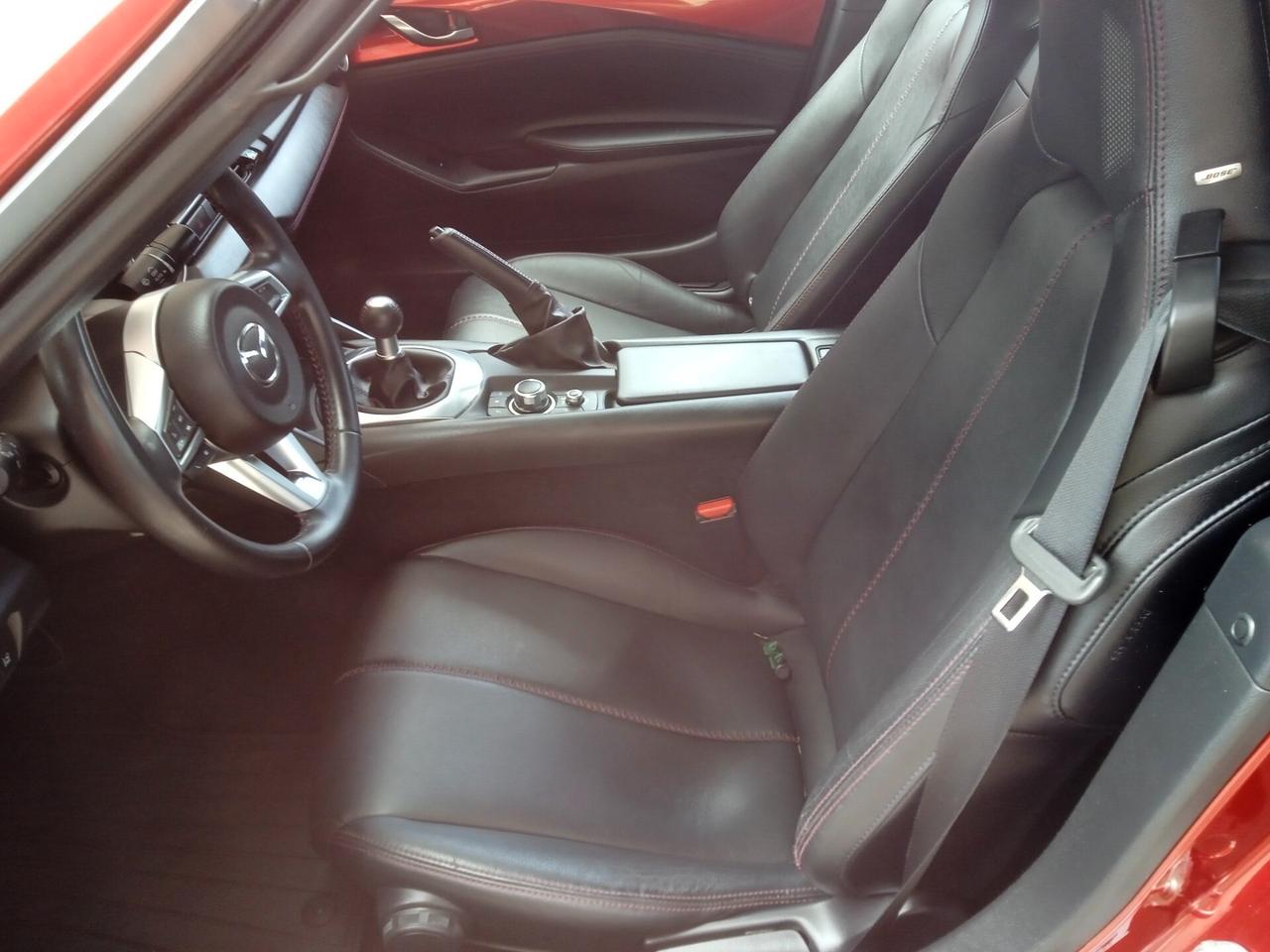 Mazda MX-5 RF PELLE TOTALE NERA SENS PARK CRUISE CONTROL NAVY CERCHI DA 17" PRONTA CONSEGNA