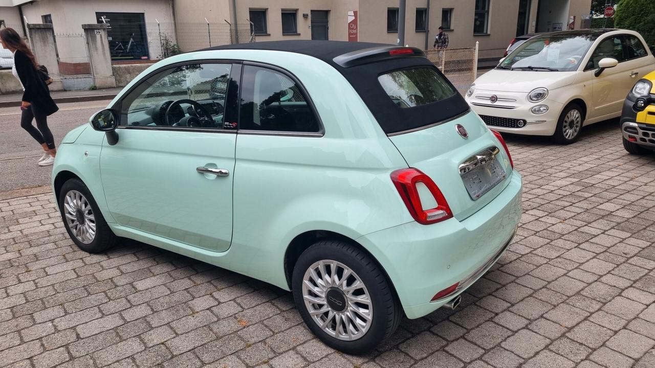 Fiat 500 C 1.2 Lounge 69cv mod2016 km42900 neopat