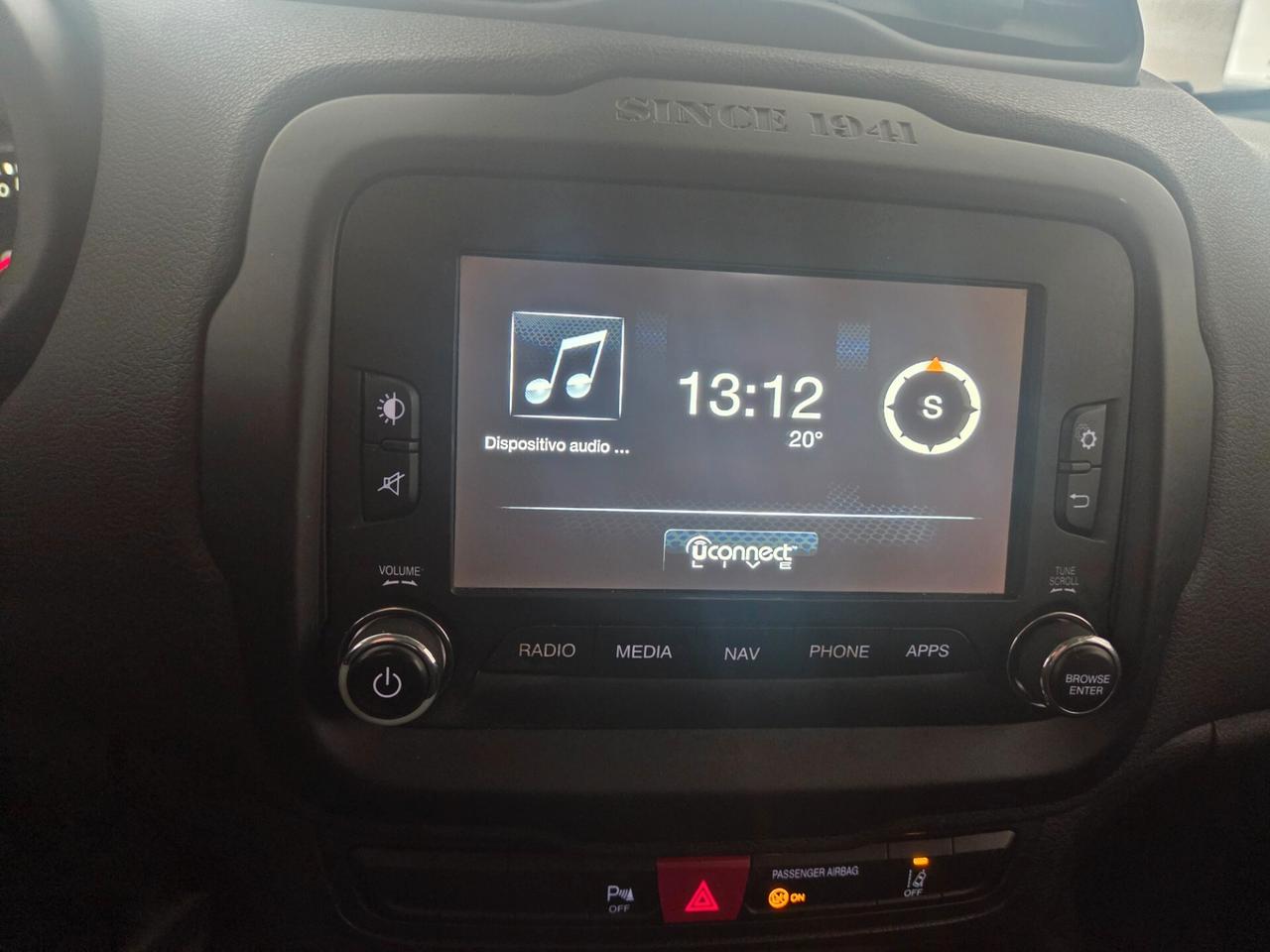 JEEP RENEGADE 1.6 MJET NAVIG ANNO2017 KMCERTIF