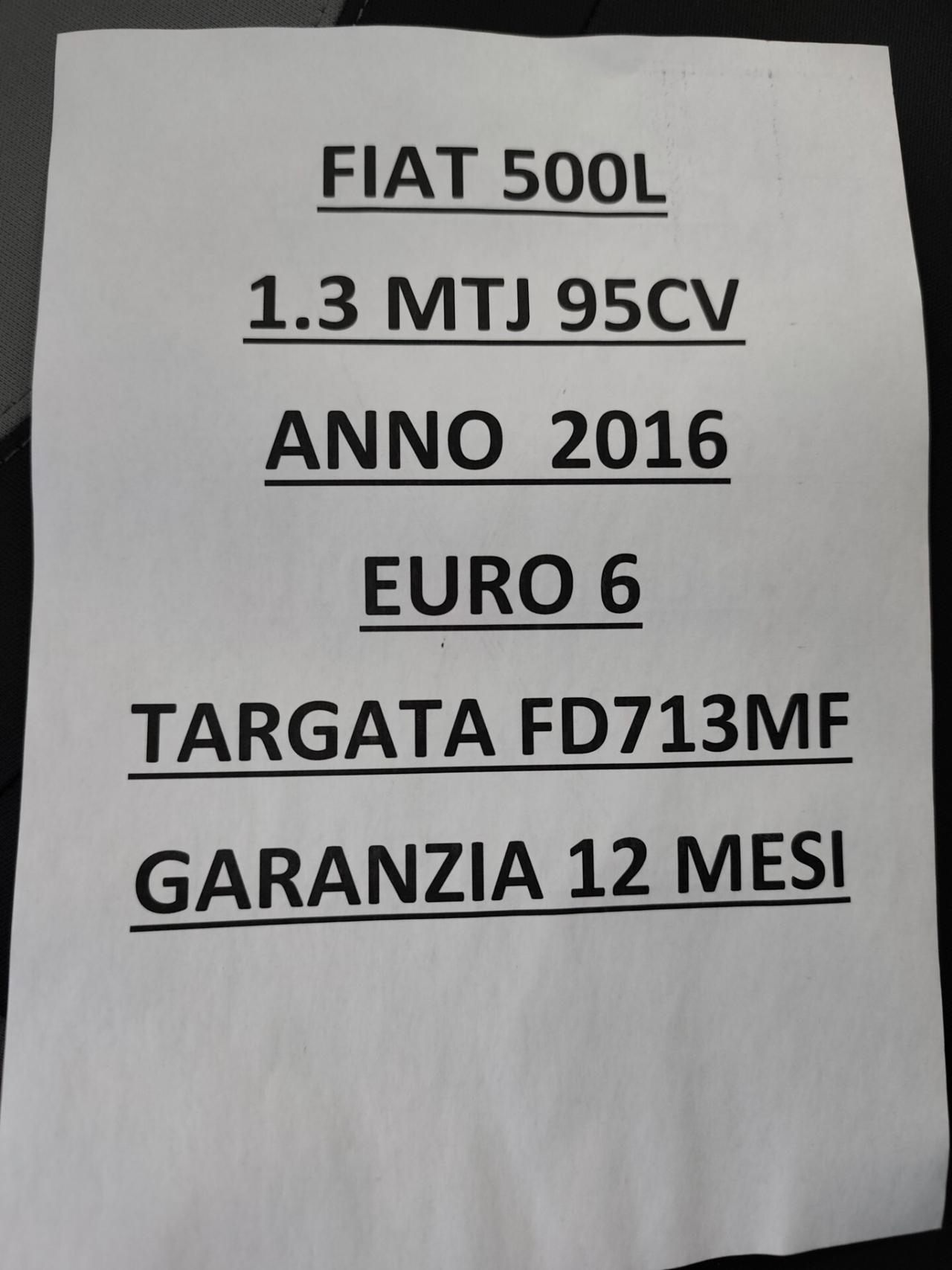 Fiat 500L 1.3 Multijet 95cv GARANZIA