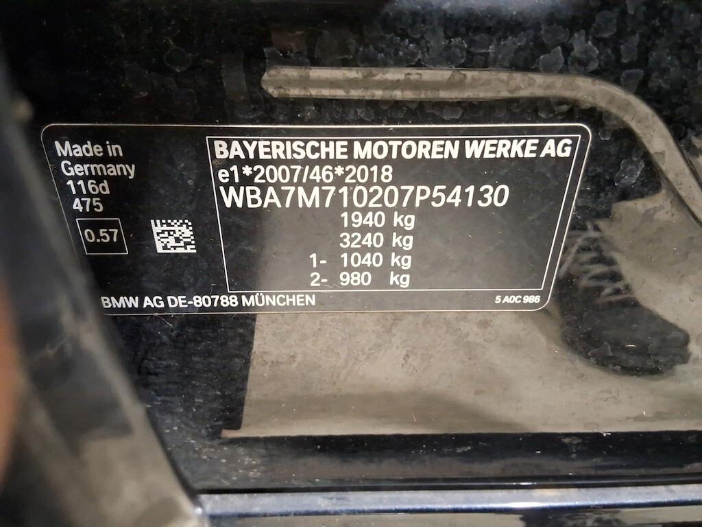 BMW 116D 115CV STEPTRONIC BUSINESS ADVANTAGE ( FARI LED - BMW DIGITAL COCKPIT - CRUISE - NAVI - MIRROR - PDC - TELECAMERA POST. )