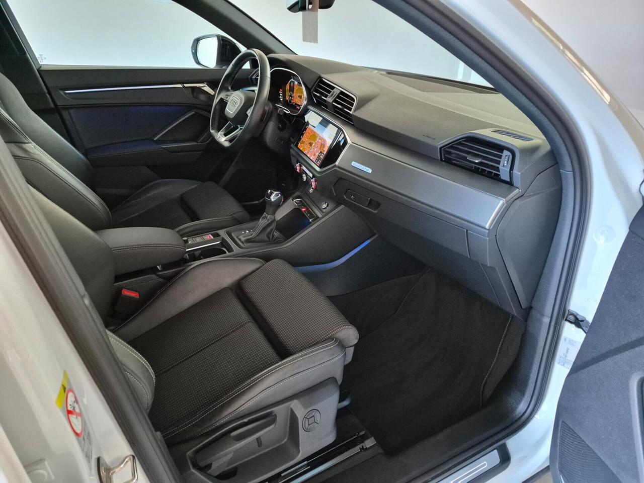Audi Q3 SPORTBACK 35 2.0 TDI S LINE *QUATTRO* S-TRONIC (24 MESI DI GARANZIA) LED NAVI CARPLAY RETROCAM. ACC