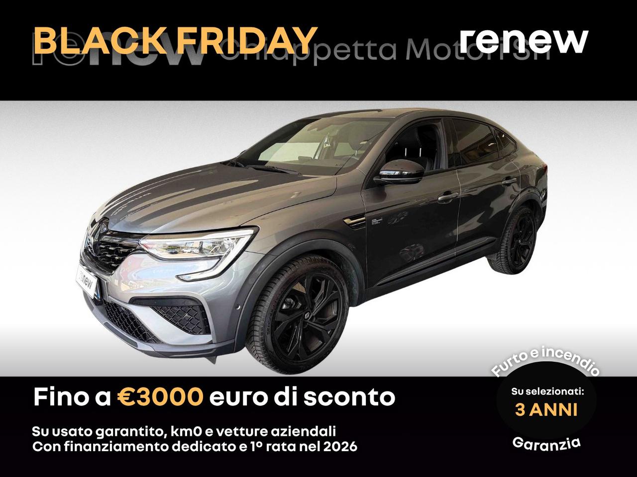 Renault Arkana 1.6 e-tech full hybrid e-tech engineered fast track 145cv