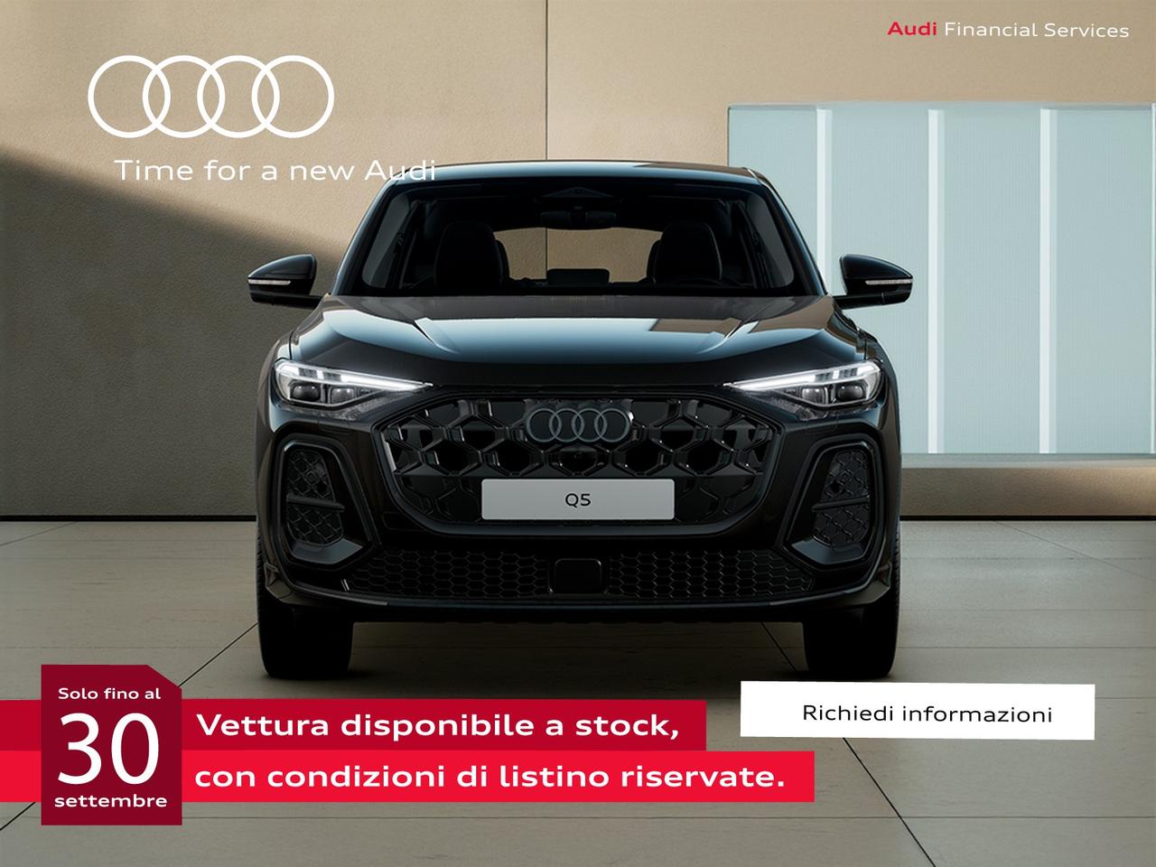 Audi Q5 sportback 2.0 tfsi mhev+ s line edition quattro 204cv s-tronic
