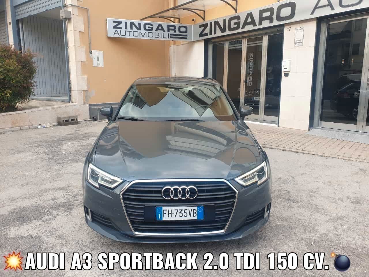 AUDI A3 SPB 2.0 TDI 150 CV E6 NAVI CERCHI BIXENO