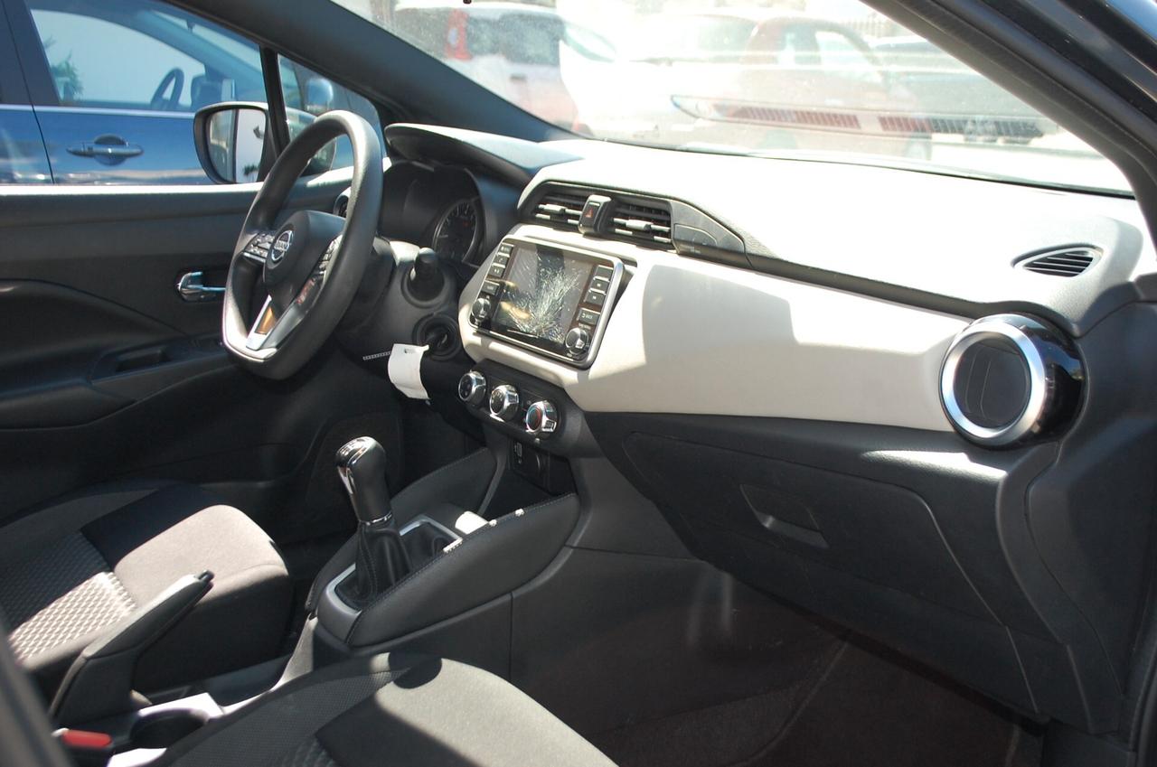 Nissan Micra 1.0 ig-t Acenta 92CV Uff Italy USB App Clima