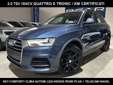 AUDI Q3 2.0TDI 184CV quattro Stronic Sport KM CERT/GANCIO