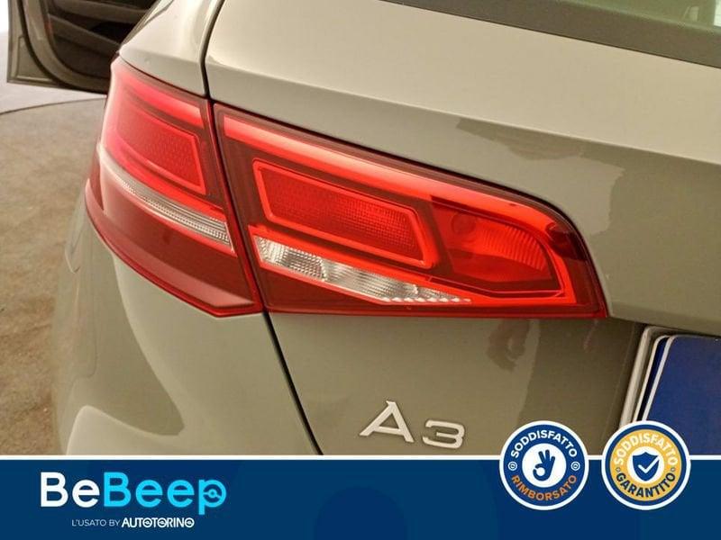 Audi A3 Sportback SPORTBACK 30 1.6 TDI BUSINESS 116CV S-TRONIC MY