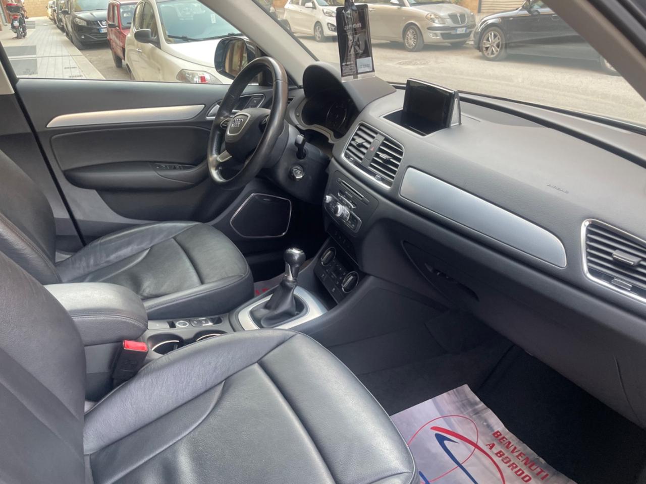Audi Q3 2.0 TDI 150 CV SLINE COMPETITION TETTO NAVY PELLE XENO BOSE 19'