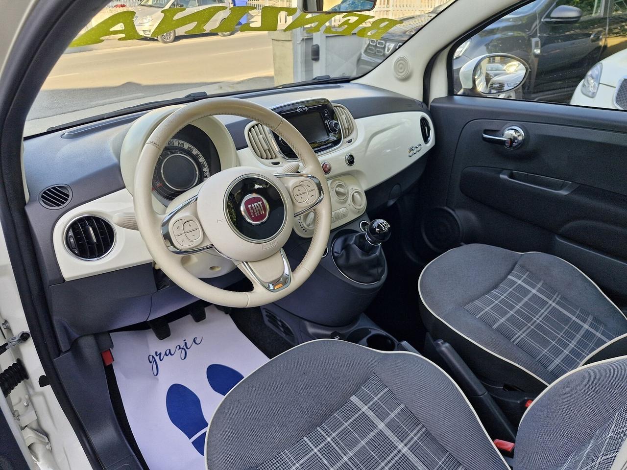 FIAT 500 1.2 BENZINA 69CV LOUNGE DICEMBRE 2015