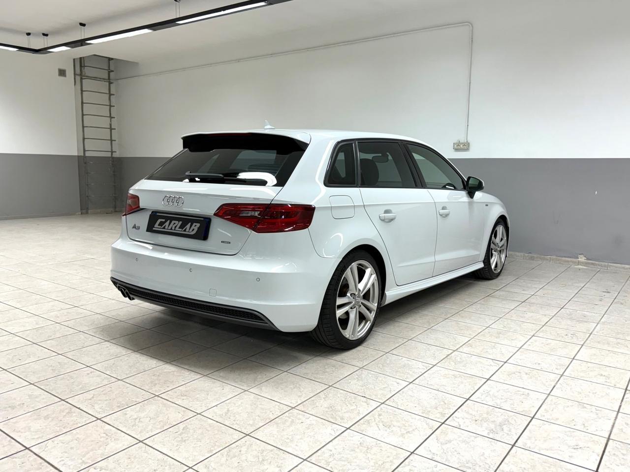 Audi A3 SPB 2.0 TDI 184 CV quattro S tronic S LINE INT EXT