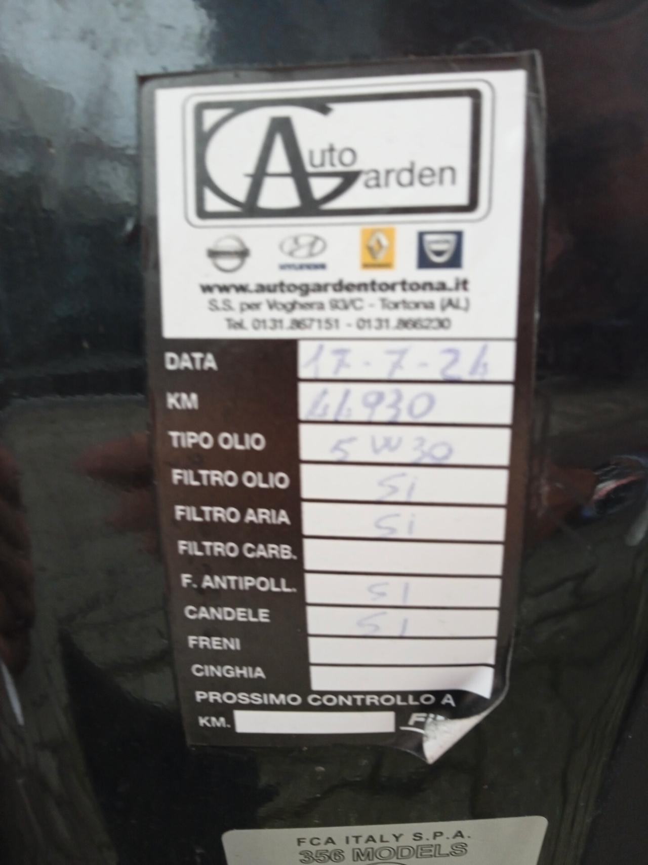 Fiat Tipo LOUNGE VOLANTE MULTIFUNZIONI SENS PARK POSTERIORI CERCHI IN LEGA ADATTA X NEOPATENTETI