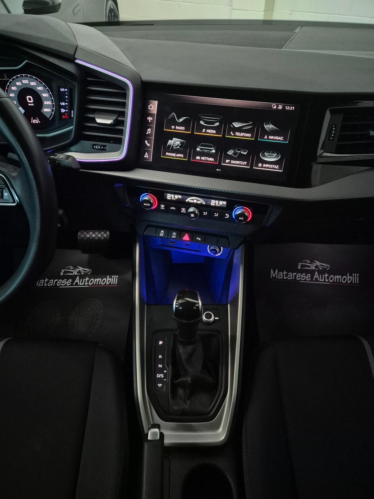 Audi A1 30 TFSI 1.0cc 116cv S-Tronic FullLed CarPlay Auto