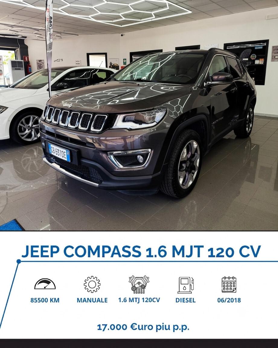 Jeep Compass 1.6 Multijet II 2WD Limited