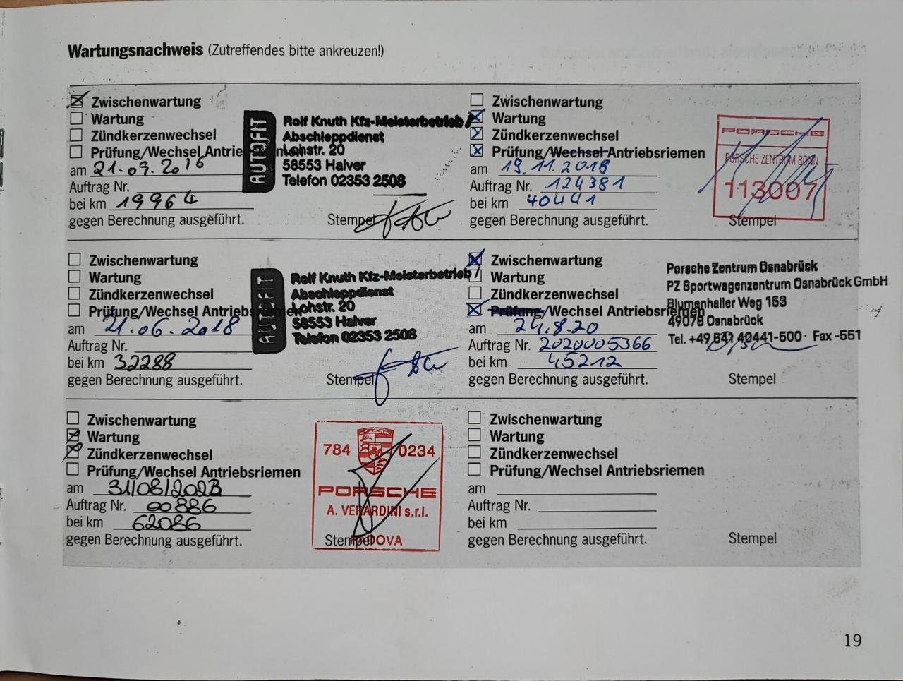 Porsche Boxster 2.7 Tagliandi Porsche