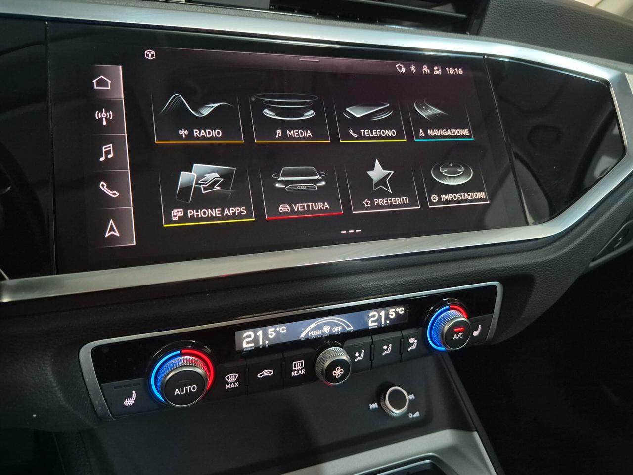 Audi Q3 35 2.0 TDI S-TRONIC *KM CERTIFICATI E TAGLIANDATI AUDI* LED APPLE CAR PLAY/ANDROID AUTO SEDILI SPORTIVI RISCALDABILI