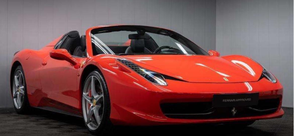 FERRARI 458 ITALIA SPIDER V8 566 CV