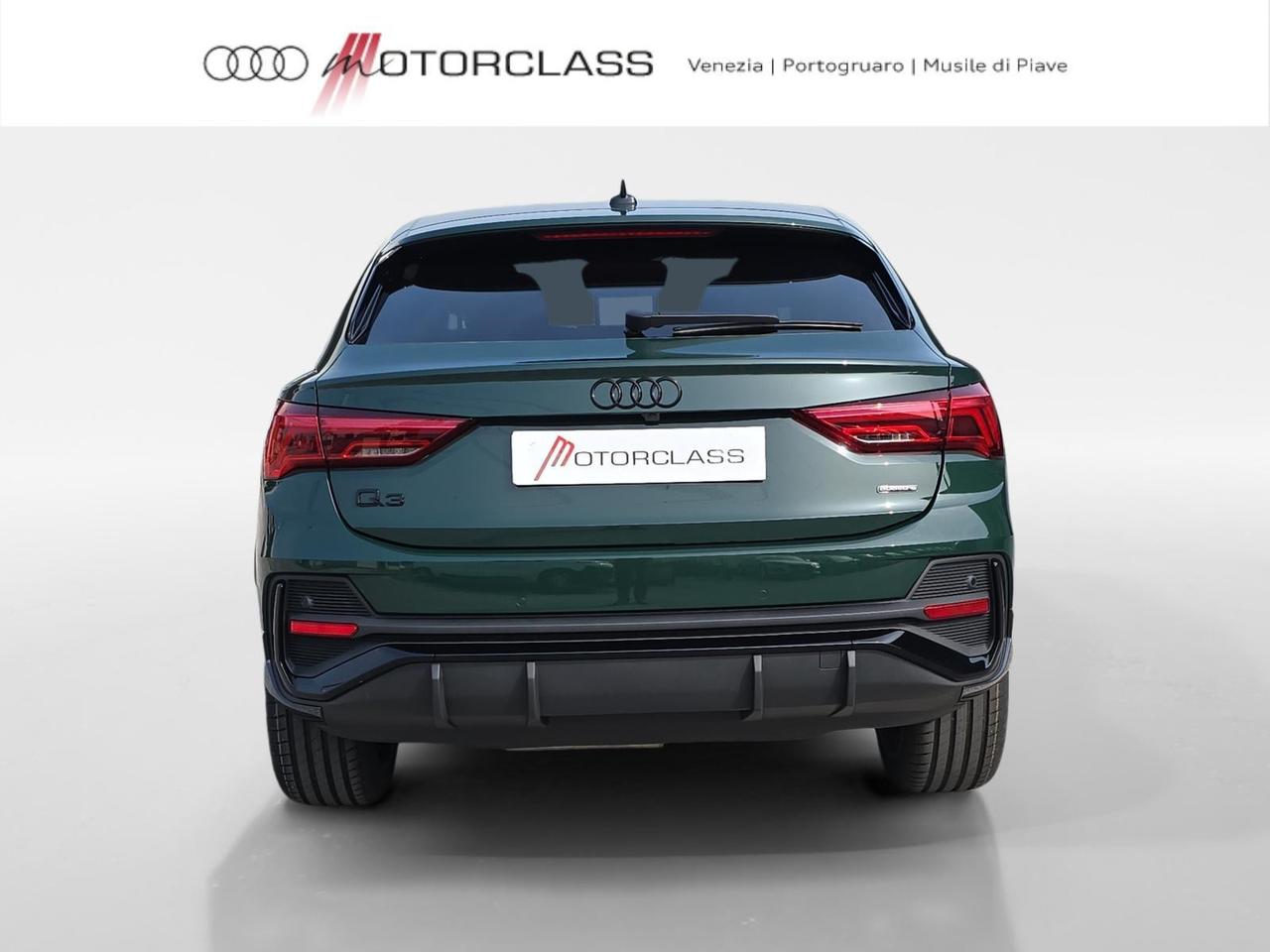 Audi Q3 sportback 40 2.0 tdi 193cv identity black quattro s tronic