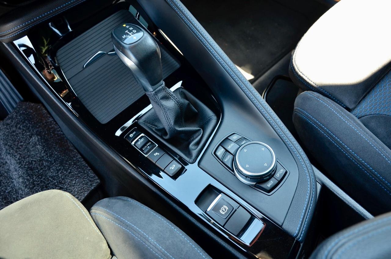BMW X1 XDRIVE20d MSPORT 190cv AUTO, EURO 6B, SERVICE BMW, TETTO, ALCANTARA, HEAD-UP DISPLAY, 18", PERMUTE