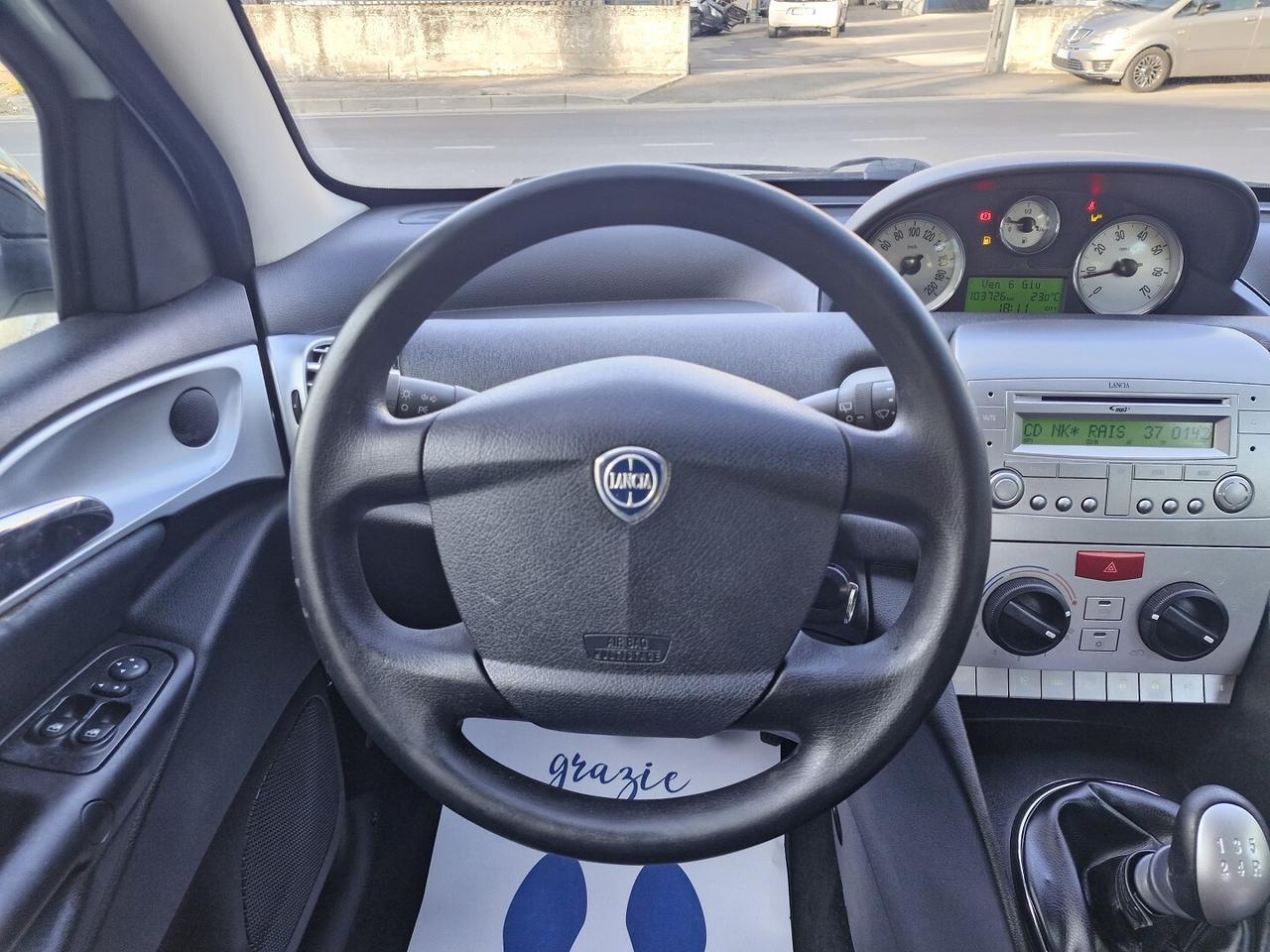 LANCIA YPSILON 1.2 BENZINA 69CV 103000KM 11/2011