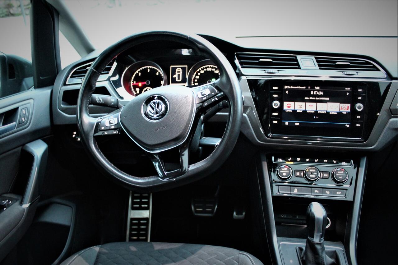 VW Touran 1.6 TDI 115 CV SCR DSG Highline 7 posti