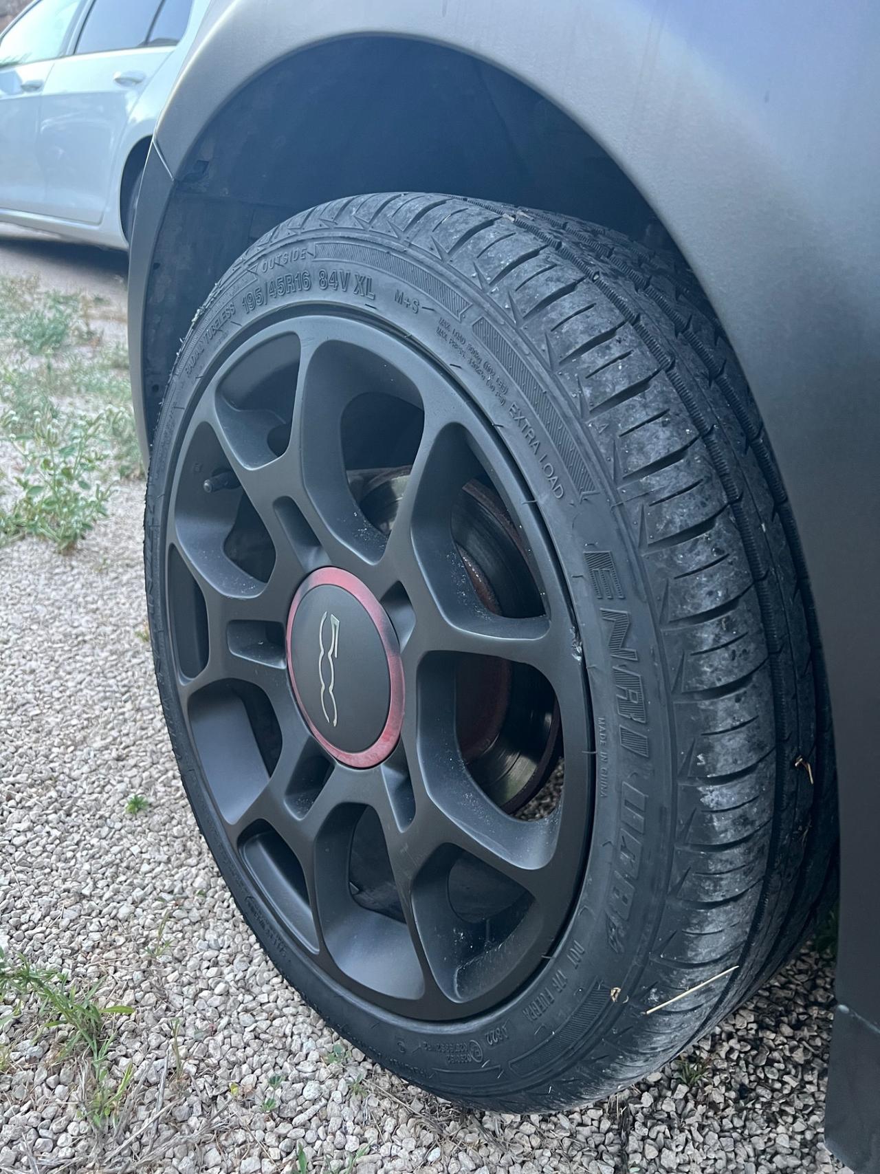 Fiat 500 0.9 TwinAir Turbo Matt Black tetto