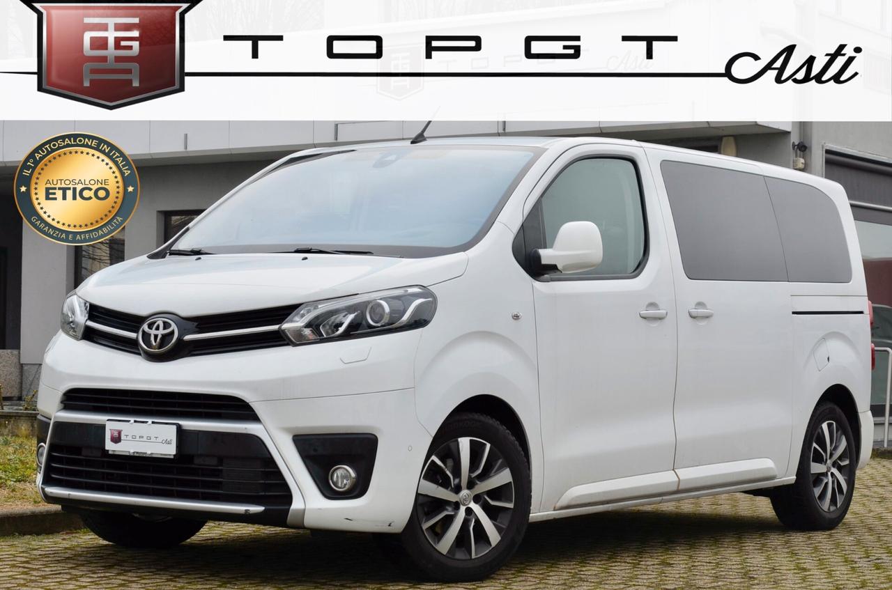 TOYOTA PROACE VERSO 2.0 LUXURY 177cv AT8, 8 POSTI, UNICOPR, SERVICE TOYOTA, UFF ITALIANA, TETTO, PELLE, PORTE ELETTRICHE, PERMUTE