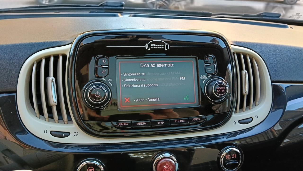 FIAT 500 1.2 BENZ KM 88.000-GARANZIA FULL