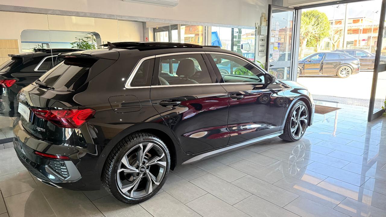 AUDI A 3 SPORTBACK S LINE TETTO S TRONIC