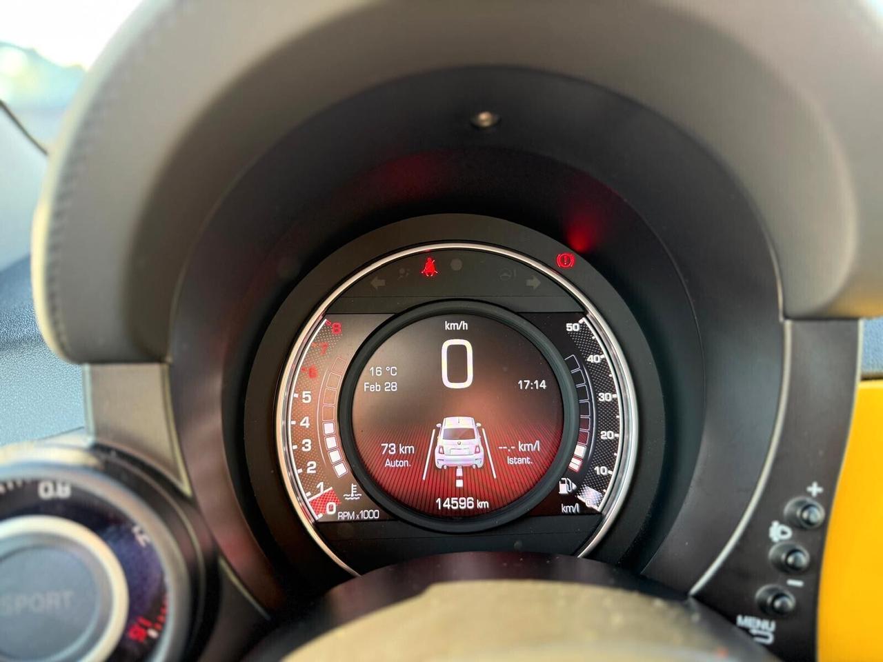 Abarth 595 1.4 Turbo T-Jet 145 CV Giallo Modena 14.000 km