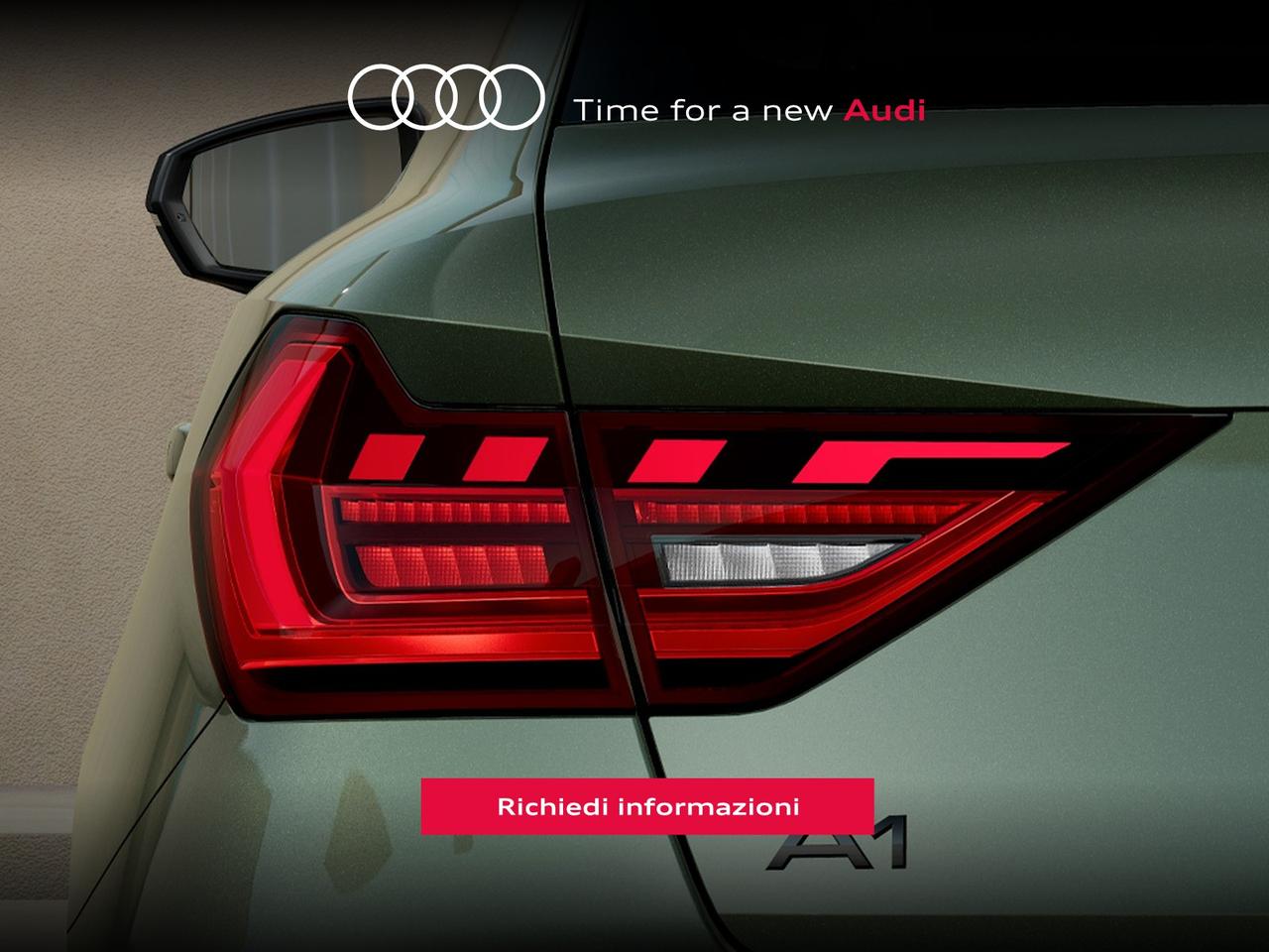 Audi A1 sportback 30 1.0 tfsi identity black 116cv s-tronic