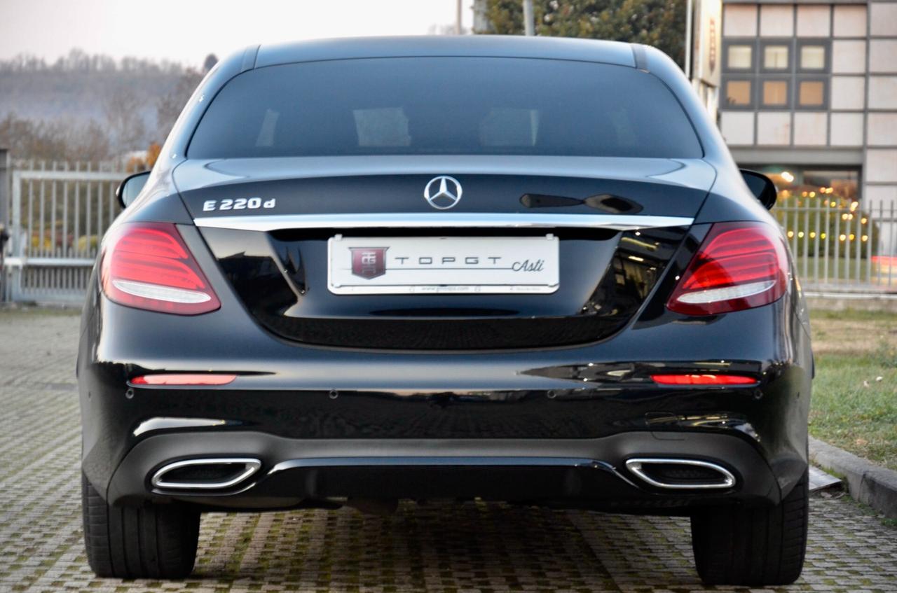 MERCEDES-BENZ E220d PREMIUM AMG 194cv AUTO, SERVICE UFF MERCEDES, UFF ITALIANA, EURO 6C, TOTAL BLACK, FARI FULL LED, RETROCAMERA, PERMUTE