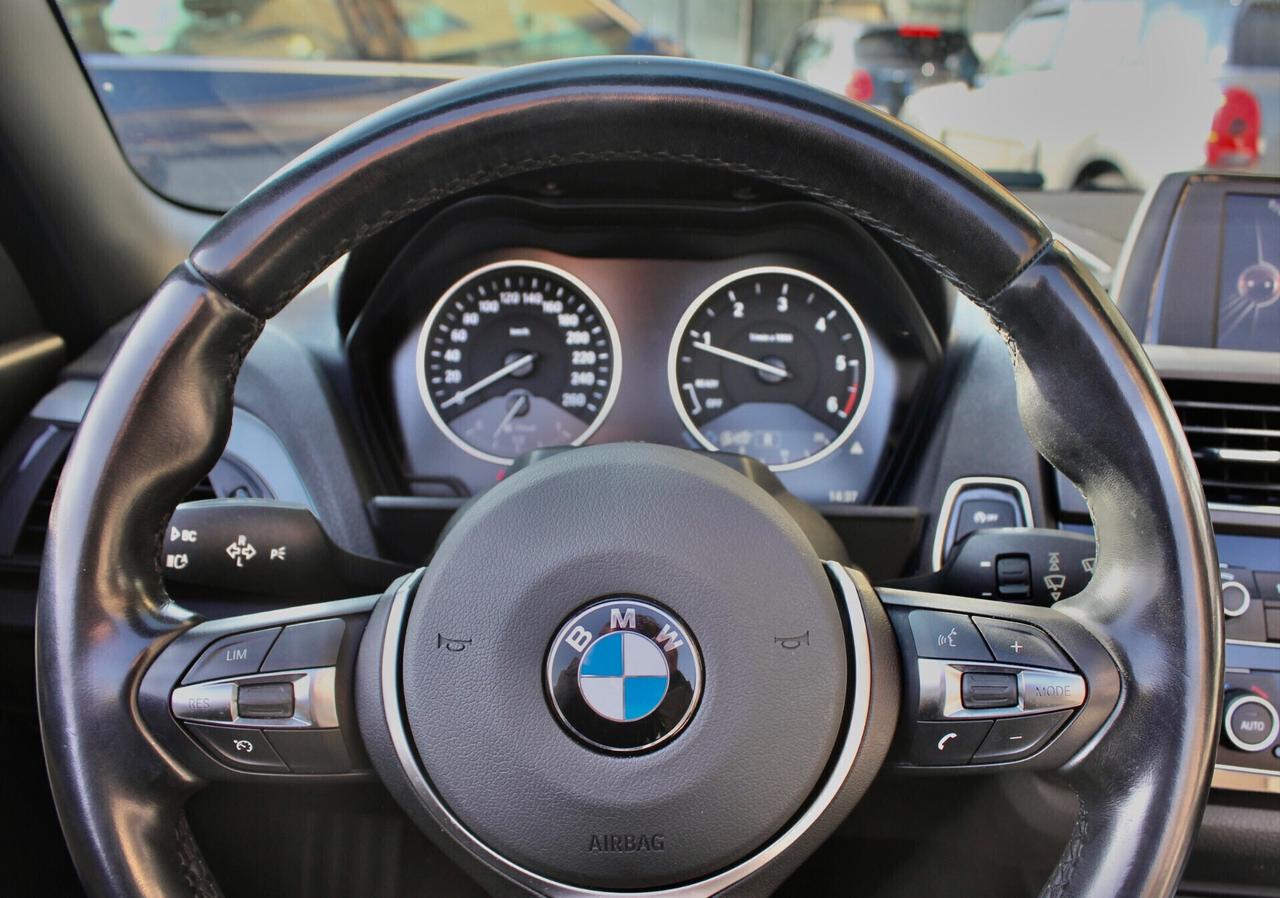 Bmw 220 d CABRIO LUXURY STEPTRONIC SPORT SENSORI ANT/POST