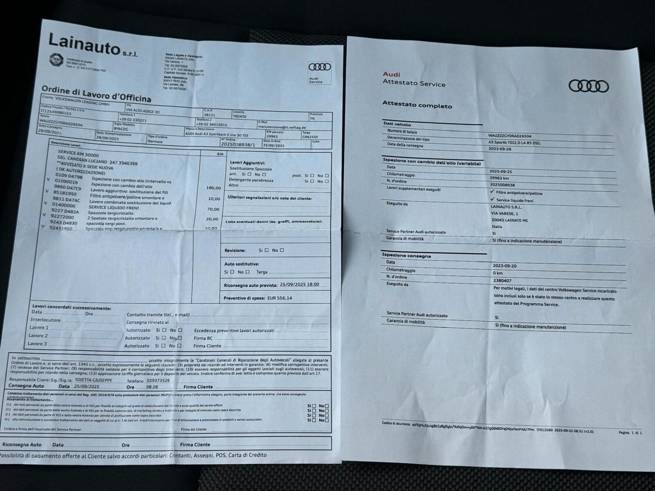 Audi A3 SPB 35 TDI S tronic line edition - 2023