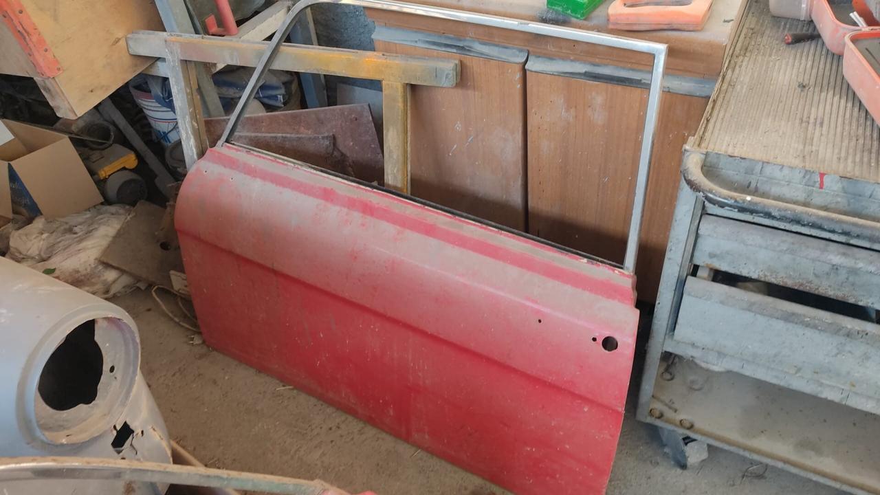 fiat bianchina del 66 in fase di restauro