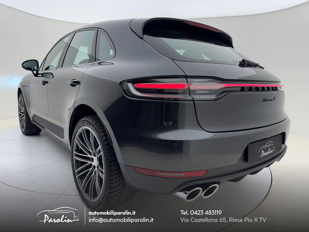PORSCHE Macan 3.0 S Scarico-Telecamera-Black pack-21''