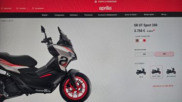 Aprilia SR GT 200 ABS EURO 5 +