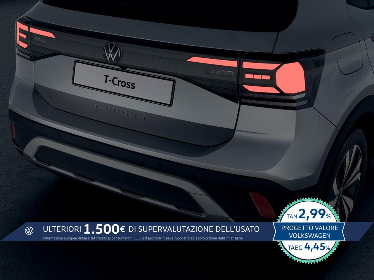 Volkswagen T-Cross 1.0 tsi edition plus 95cv