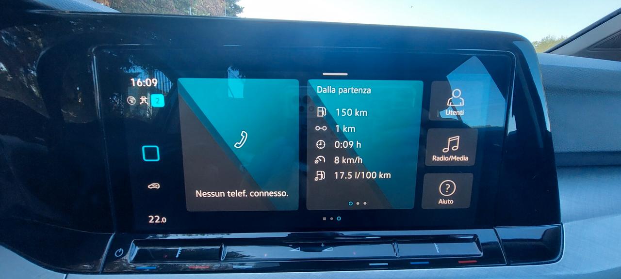 GOLF 8 DSG 2,0 DIESEL 115 CV STRAFULL NAVI LEGA TELEFONO CRUISE CAMBIO AUTOMATICO NUOVA
